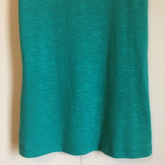 Y2K Dynamite Aquamarine Ruffle Shoulder Tank Top - Picture 4 of 15